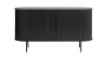 Buffet bois noir ALBA - 140X76X45 CM