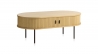 Table basse bois naturel ALBA - 60X120 cm