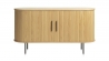 Buffet bois naturel ALBA - 140X76X45 CM