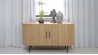 Buffet bois naturel ALBA - 140X76X45 CM