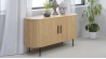 Buffet bois naturel ALBA - 140X76X45 CM