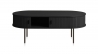 Table basse bois noir ALBA - 60X120 CM