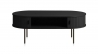 Table basse bois noir ALBA - 60X120 CM