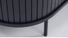 Table basse bois noir ALBA - 60X120 CM