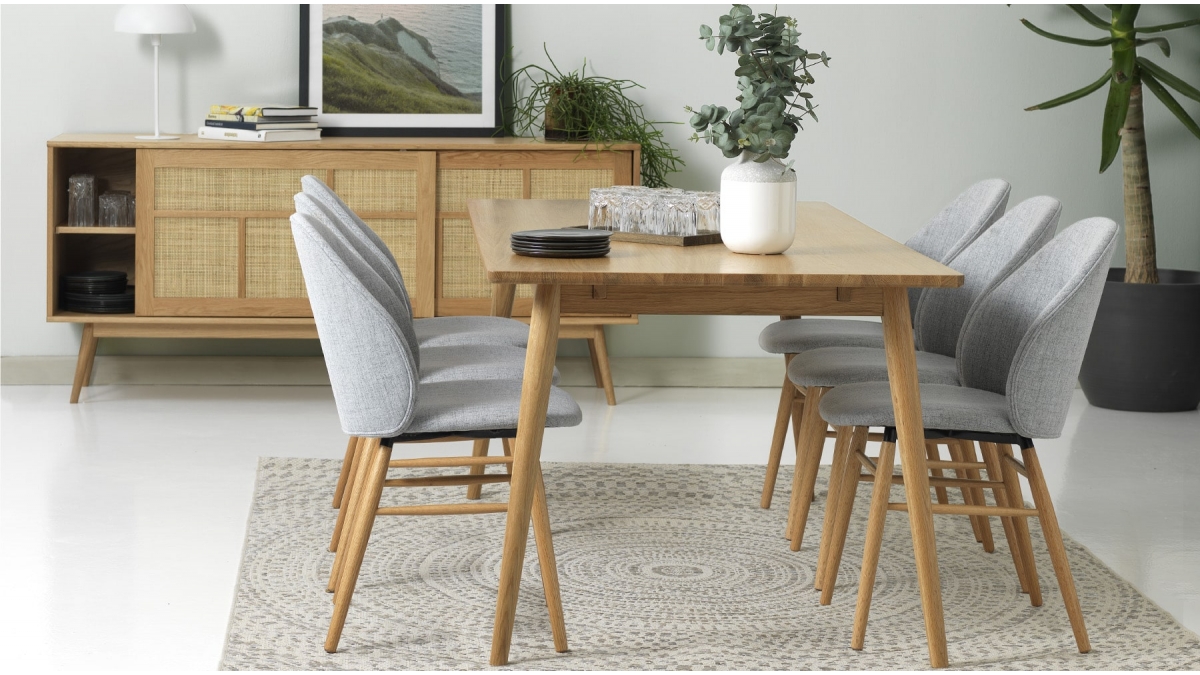 Table à manger 190 cm - Bois - CAPRI