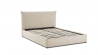 Lit coffre - Velours côtelé beige - OPERA