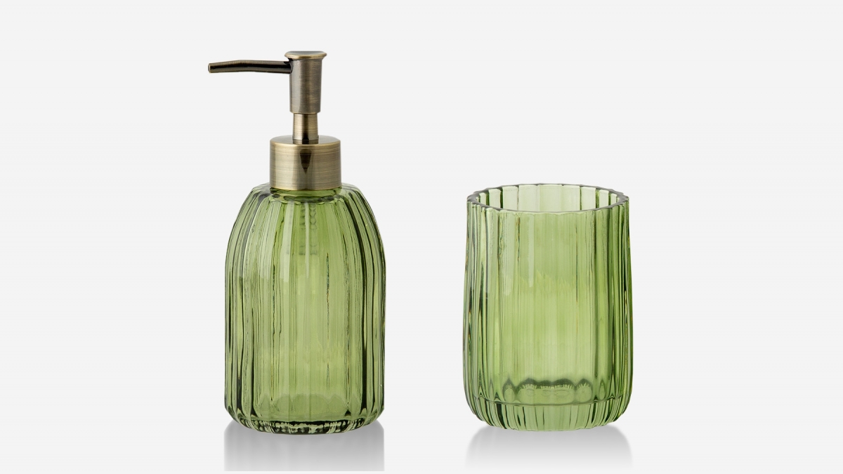 Set salle de bain vert - LIMO