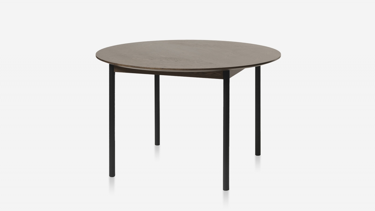 Table à manger ronde ø120 cm - Bois foncé - POSADA