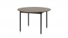 Table à manger ronde ø120 cm - Bois foncé - POSADA
