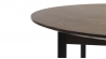 Table à manger ronde ø120 cm - Bois foncé - POSADA