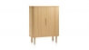 Buffet vaisselier bois naturel ALBA