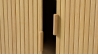 Buffet vaisselier bois naturel ALBA