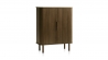 Buffet haut 2 portes - Bois foncé - OLBIA