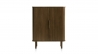 Buffet haut 2 portes - Bois foncé - OLBIA