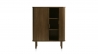Buffet haut 2 portes - Bois foncé - OLBIA