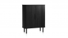 Buffet haut 2 portes - Bois foncé - OLBIA