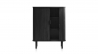 Buffet haut 2 portes - Bois foncé - OLBIA