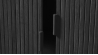 Buffet haut 2 portes - Bois foncé - OLBIA