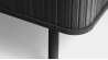 Buffet haut 2 portes - Bois foncé - OLBIA