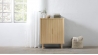 Buffet vaisselier bois naturel ALBA