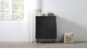 Buffet haut 2 portes - Bois foncé - OLBIA