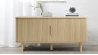 Buffet bois naturel ALBA - 140X76X45 CM