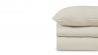 Parure de lit - Gaze de coton - Sable - LOUISE - Pour lit 140 cm