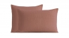 Lot 2 taies d'oreiller - Gaze de coton - LOUISE