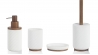 DISTRIBUTEUR SAVON RESINE BEIGE OCEANO