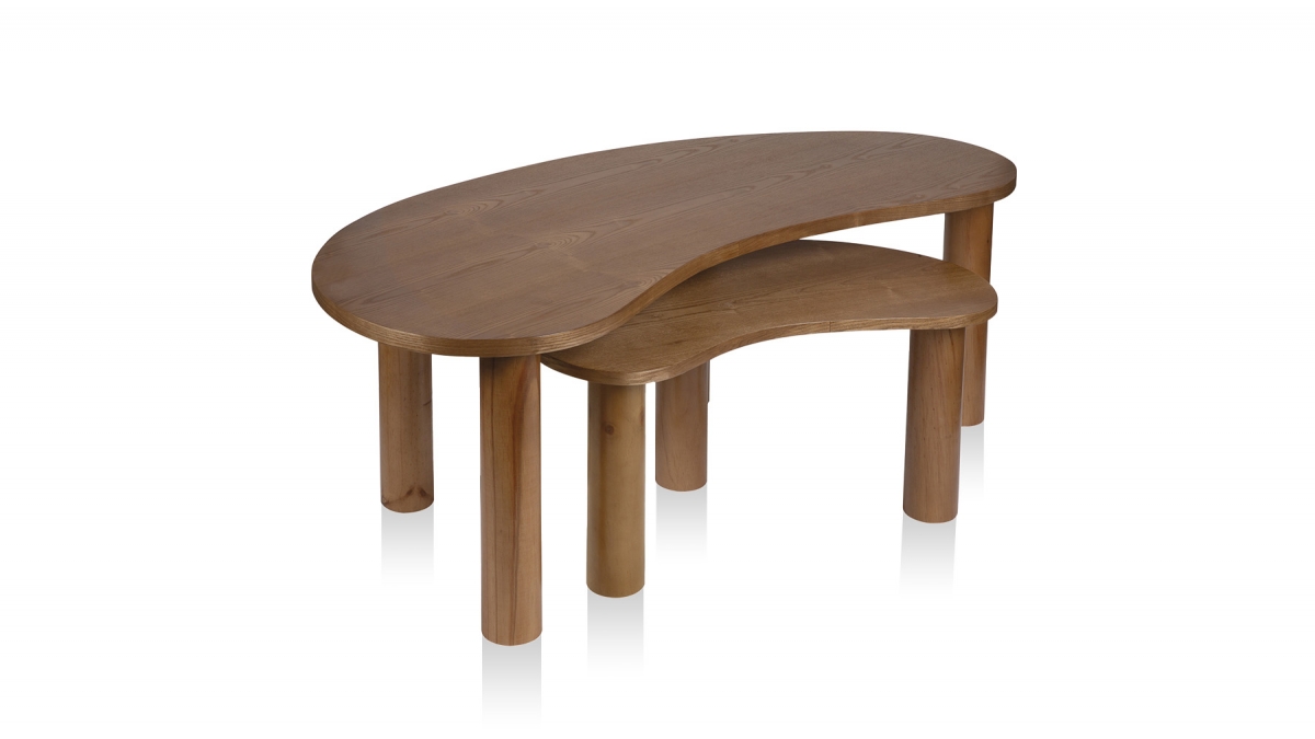 Tables gigognes bois foncé Murci - N°440