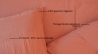 Parure de lit - Gaze de coton - Terracotta - LOUISE - Pour lit 160 cm