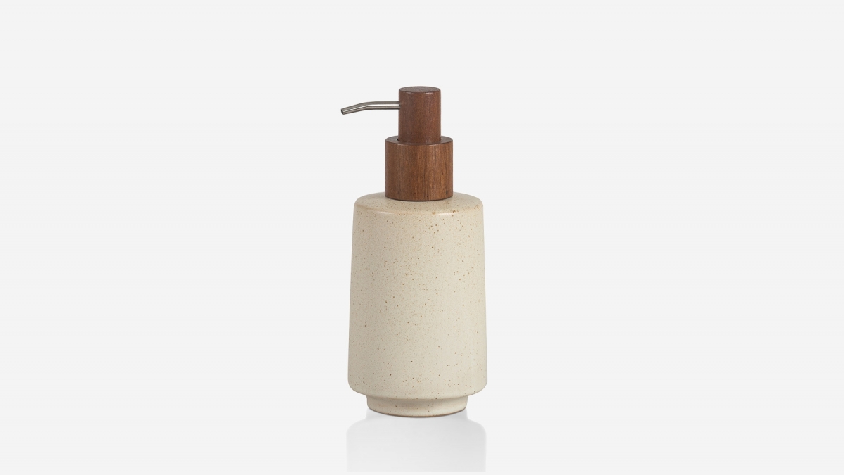 Distributeur de savon - Céramique beige - ARMONIA