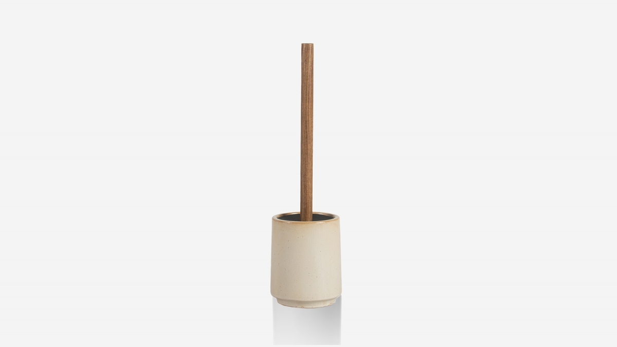 Brosse WC - Céramique beige - ARMONIA