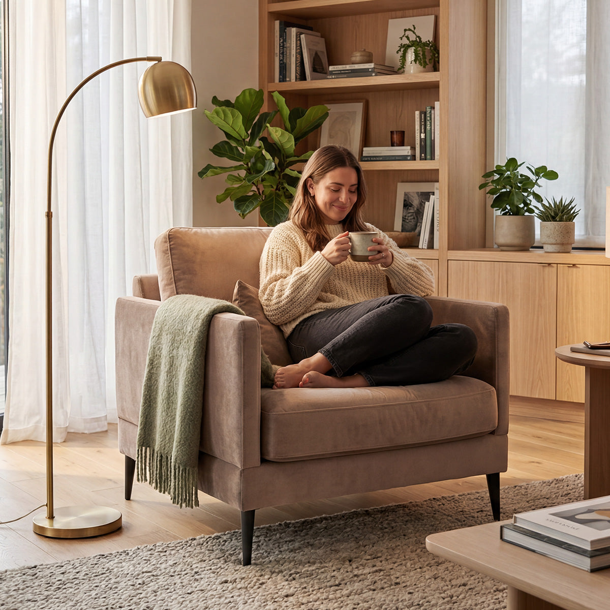 Fauteuil - Velours - SPLENDIDO