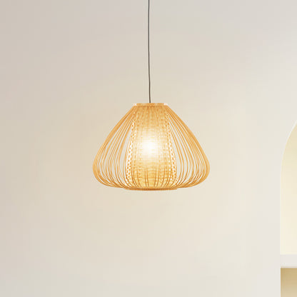 Suspension rotin naturel - POIRE