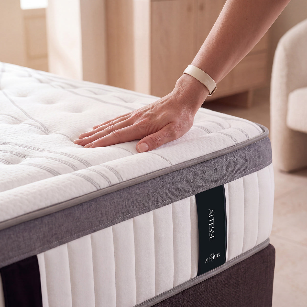 Ensemble Matelas ALTESSE et Sommier AURORE