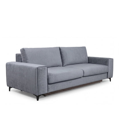 Canapé droit convertible - 3 places - Velours - FIESOLE