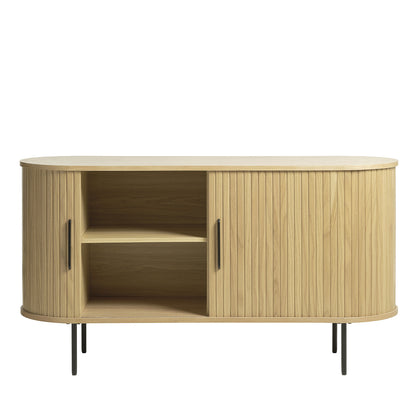 Buffet 140 cm 2 portes - Bois - ALBA