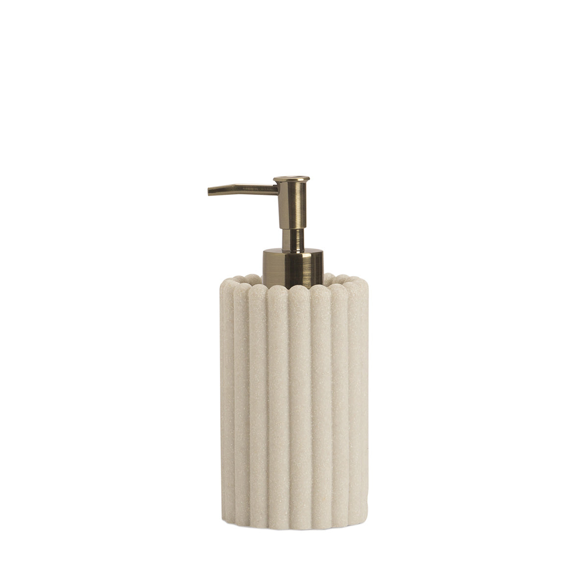 Distributeur de savon - Résine beige - LUGANO