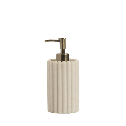 Set salle de bain - Résine beige - LUGANO