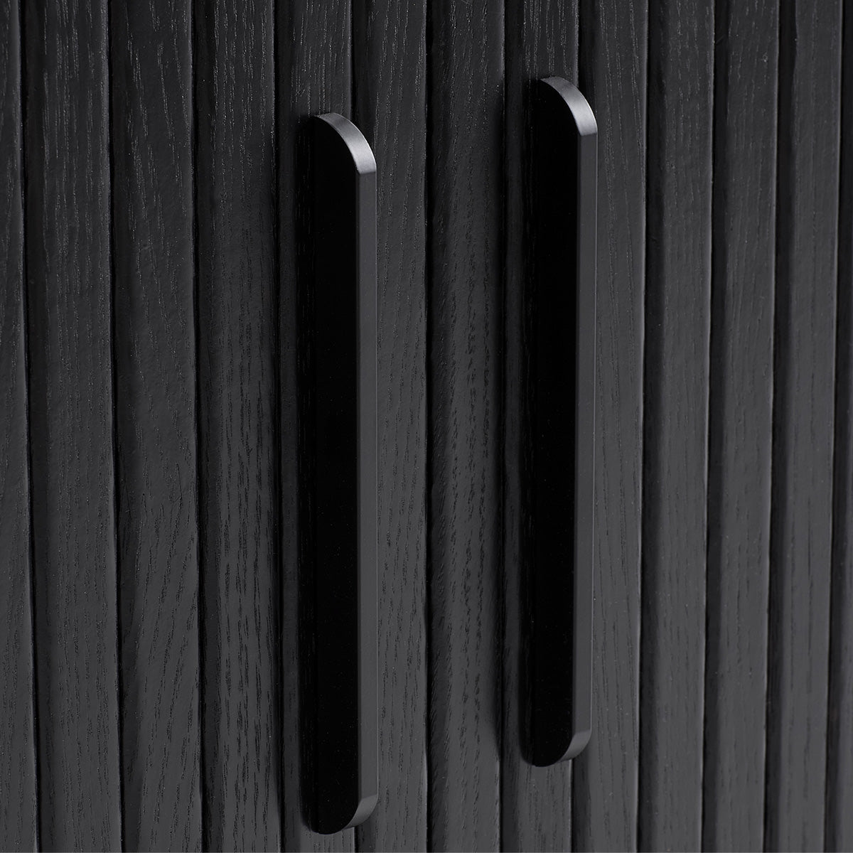 Meuble bas 180 cm 2 portes - Bois - ALBA