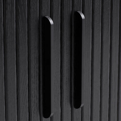 Meuble bas 180 cm 2 portes - Bois - ALBA