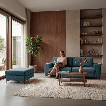 Grand pouf - Velours - FIESOLE