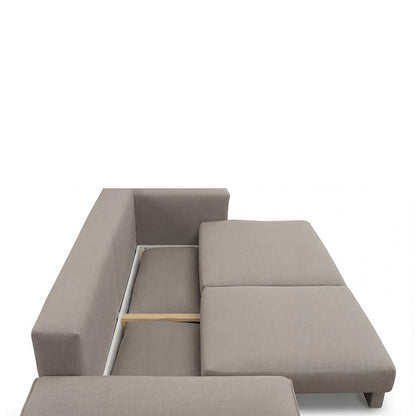 Canapé droit convertible - 3 places - Tissu - FIESOLE
