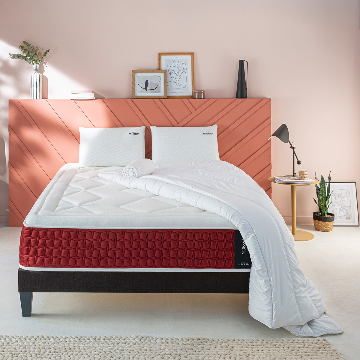 Prêt-à-dormir PASSION avec Sommier AURORE et Accessoires