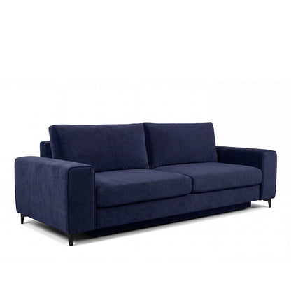 Canapé droit convertible - 3 places - Velours - FIESOLE