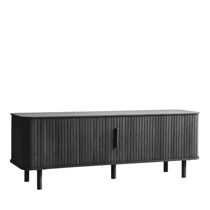 Meuble bas 160 cm 2 portes - Bois - OLBIA