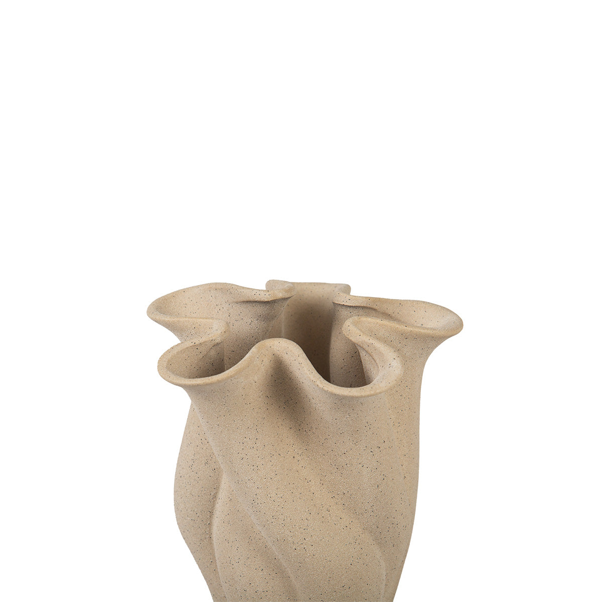 Vase - Céramique grège - FIORE - 20x19x24 cm