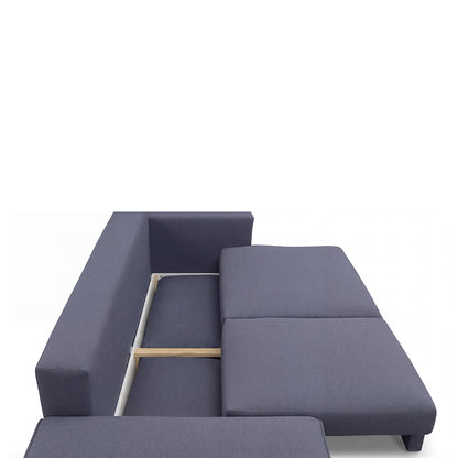 Canapé droit convertible - 3 places - Tissu - FIESOLE