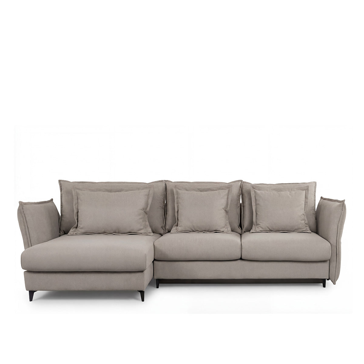 Canapé d'angle convertible - 3 places - Tissu - VERDURO
